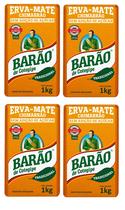 4 Erva Mate Chimarrão BARÃO TRADICIONAL Vácuo 1 Kg 4 Erva Mate Chimarrão BARÃO TRADICIONAL Vácuo 1 Kg