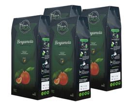 4 Erva Mate Chimarrão FONTE DO MATE BERGAMOTA TANGERINA 500g