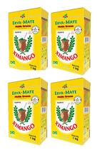 4 Erva Mate Chimarrão XIMANGO SUAVE AÇUCAR grossa Vácuo 1 Kg