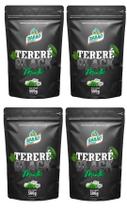 4 Erva Mate Tereré BARÃO MENTA BLACK Sem Glúten 500 g