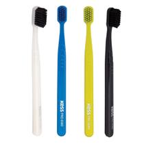 4 Escova Dentais Extra Macias Coloridas+ Preta e Branca Kess 4 Escova Dentais Extra Macias Coloridas+ Preta e Branca Kess