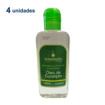 4 Essência Limpeza Óleo de Eucalipto Aromatizador Concentrado Forte 140ml Desinfetante - Envio Já