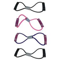 4 Extensores Elastico Fitness Musculaçao Crosstube 1 Fit
