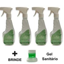 4 Facilitador de Passar Roupa Aconchego Água Perfumada Borrifador 500ml Marca Senalândia - Envio Já