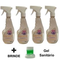 4 Facilitador Para Passar Roupa Lilac Floral Água Cheirosa Borrifador 500ml da Senalândia - Envio Já