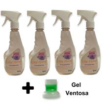 4 Facilitador Para Passar Roupa Lilac Floral Água Cheirosa Borrifador 500ml da Senalândia - Envio Já