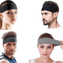 4 Faixas Headband eira Anti Suor Corrida Academia Yoga - Quero & Preciso