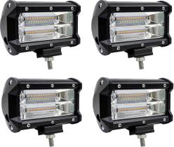 4 Farol de Milha LED 72W LUMI-2238 jeep pick-up 4x4 caminhonete