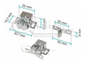 4 Fecho Rolete Porta Armários Acab. Niquelado 4peças 4 Fecho Rolete Porta Armários Acab. Niquelado 4peças