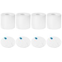 4 filtros de vácuo de espuma e feltro da Colorfullife para Shark AZ1002 4 filtros de vácuo de espuma e feltro da Colorfullife para Shark AZ1002