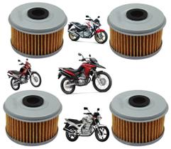 4 Filtros Oleo Xlx Nx 400 Falcon Cbx Twister 250 Xre Cb 300