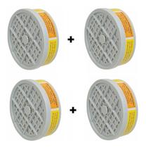 4 Filtros Químico Gases E Vapores Voga Plastcor (caixa C 4) 4 Filtros Químico Gases E Vapores Voga Plastcor (caixa C 4)