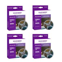 4 Fita LED 24V 18W/m 3000K 5m 240LEDs/m IP20 Save Energy 4 Fita LED 24V 18W/m 3000K 5m 240LEDs/m IP20 Save Energy