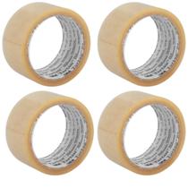 4 Fitas Adesiva 3m P/ Empacotamento Transparente 48mm 5m