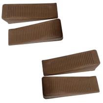 4 Fixadores Calço Para Porta De Madeira Metal Vidro Aluminio