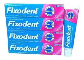 4 Fixodent 68g 100 Original 4 Tubos Unico Frete 4 Fixodent 68g 100 Original 4 Tubos Unico Frete