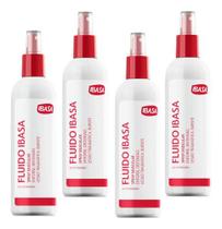 4 Fluido Ibasa Dor Muscular Spray 200ml Envio Imediato