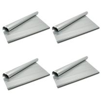 4 Folha Teflon Prata Antiaderente P/ Forno Biscoitos Salgados 60x40 Cm Silver Premium