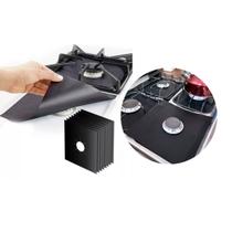 4 Folhas Protetor Limpeza de Fogão de Vitro Antiaderente