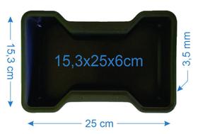 4 Forma De Piso Paver Bloquete Ossinho 6cm