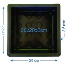 4 Forma De Piso Paver Bloquete Tátil Alerta 20x20x6cm