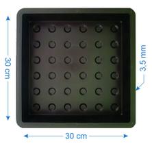 4 Forma De Piso Paver Bloquete Tátil Alerta 30x30x6cm