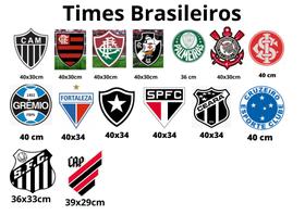 4 Formas Times Abs 3d Escudo Clubes Brasileiro