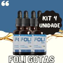 4 frasco foli gotas original 30ml hiper potente