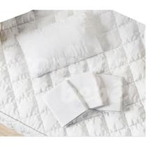 4 Fronhas Branco 100% Algodão Travesseiro Bebê Toque Macio