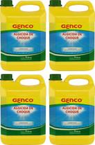 4 Galão Algicida De Choque 5 Litros Genco Limpeza Agua Verde 4 Galão Algicida De Choque 5 Litros Genco Limpeza Agua Verde