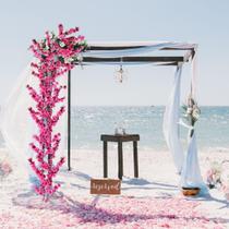 4 Galhos Flores de Cerejeira Artificial Charme Rústico para Casamentos e Celebrações Minimalistas