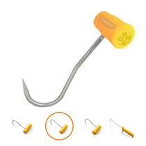 4 Gancho Desossa Inox Mundial Mão Esquerda Central Direita Açougue Frigorífico Cabo Antibacteriano 4 Gancho Desossa Inox Mundial Mão Esquerda Central Direita Açougue Frigorífico Cabo Antibacteriano