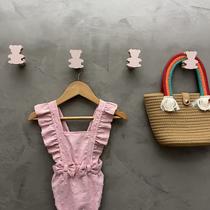 4 Ganchos de parede Urso decoração infantil animais bebê