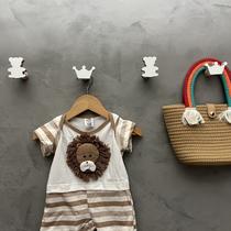 4 Ganchos de parede Urso e Coroa decoração infantil princesa