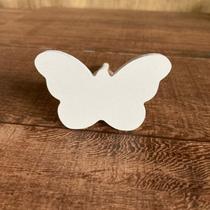 4 Ganchos penduradores de parede Borboleta MDF laminado