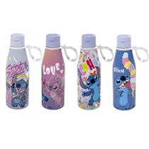 4 Garrafinhas Lilo Stitch 530ml para Festa Infantil Lembrancinha Sacola Surpresa