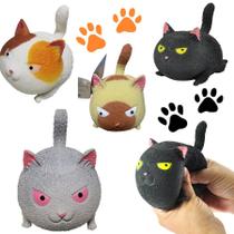 4 Gatos diferentes p/ Apertar Macio Anti estresse Fidget toy Brinquedo calmante 4 Gatos diferentes p/ Apertar Macio Anti estresse Fidget toy Brinquedo calmante
