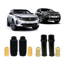 4 Guarda Pó + Batente Amortecedor Peugeot 3008 2018 2019 20