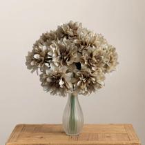 4 hastes dália artificial flor e folha flores artificiais buquê arranjo florais festa decoração casa - DE2721