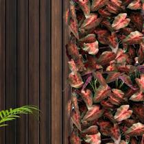 4 hastes de folhagem siliconada 26 cm realista Planta de plástico artificial decoração e enfeites - DE1423