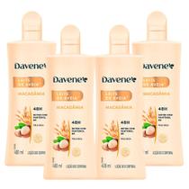 4 Hidratante Corporal Leite de Aveia Macadamia 400ml Davene