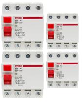 4 Interruptor Diferencial Residual Dr 63a 4 Polos 30ma Steck 4 Interruptor Diferencial Residual Dr 63a 4 Polos 30ma Steck