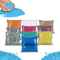 4 Isopor(pérola)bolinha Slime Puff Artesanato Colorido 500ml - SF