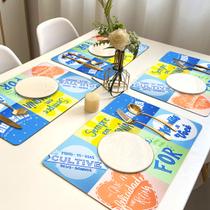 4 Jogo Americano Gratidão Impermeável Pvc 4 Lugares 4 Jogo Americano Gratidão Impermeável Pvc 4 Lugares