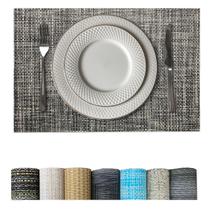 4 Jogo Americano Mesa Posta Luxo Impermeável Mz Rust 2 Vr