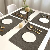 4 Jogo Americano Napoli Avelã Impermeável Pvc