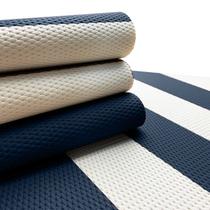 4 Jogo Americano Navy Alto Padrão Impermeável Pvc Br Az