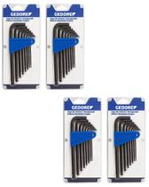 4 Jogo De Chave Hexagonal Longa 3/32 A 3/8 Gedore 8 Peças