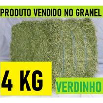 4 KG Feno Tifton 85 Verdinho Para Porquinho da India, Coelho E Roedores em Geral.