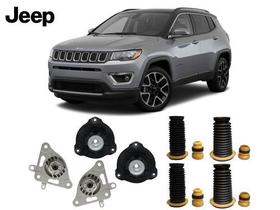 4 Kit Amortecedor Suspensão Dianteira E Traseira Jeep Compass 2017 2018 2019